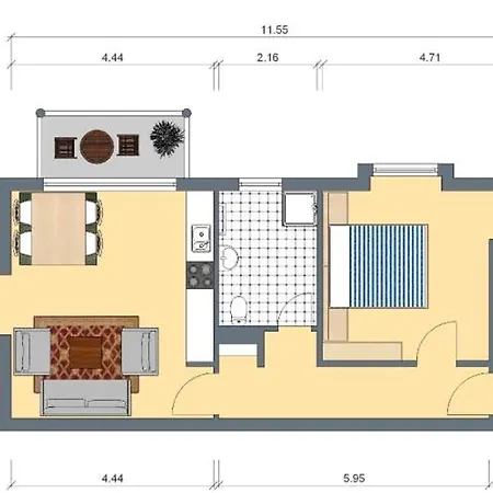Strandoase - 21 Apartmán